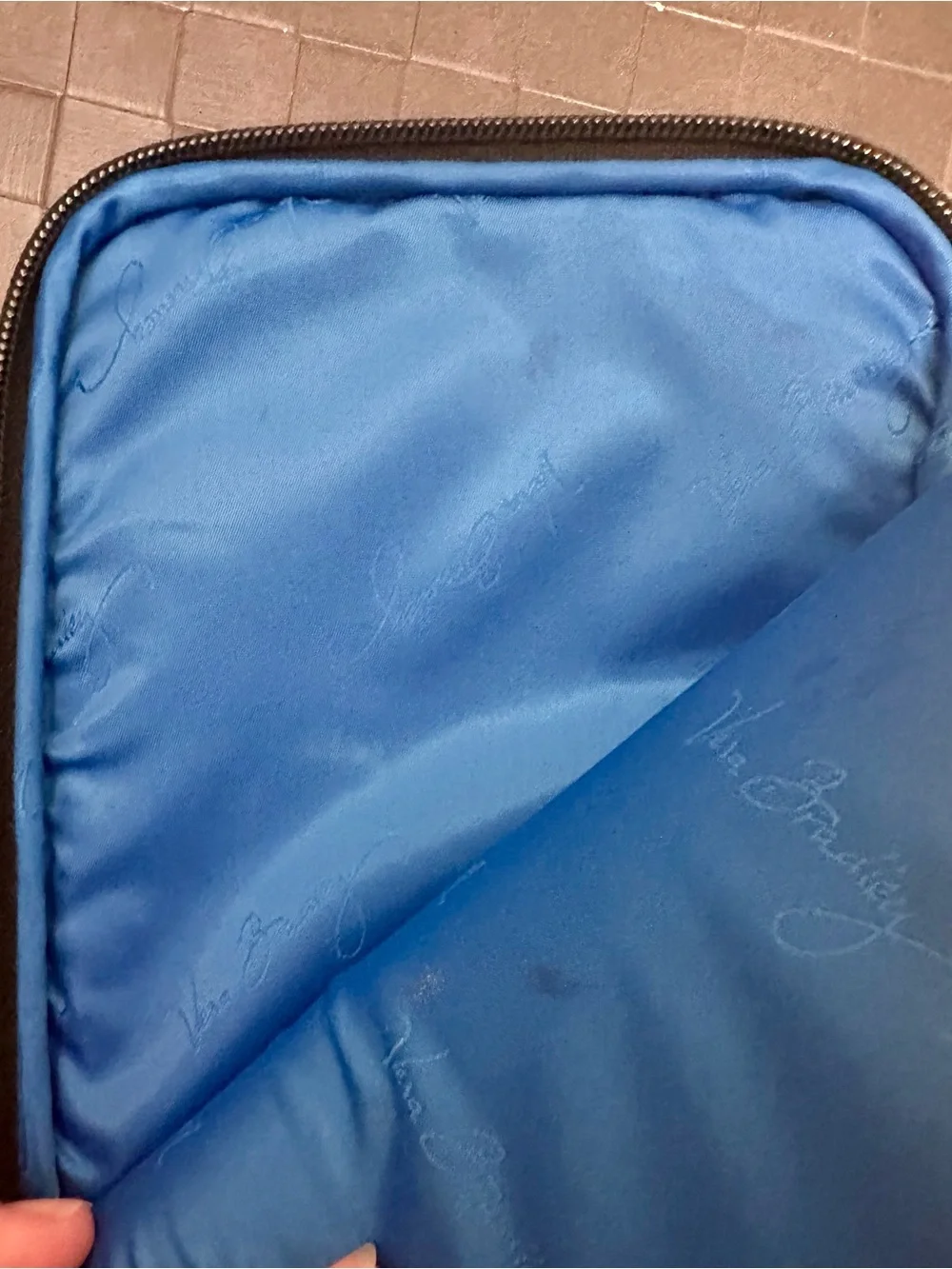 Vera Bradley Blue Floral Tech/Tablet Sleeve/Cover, Blue Bayou, Neoprene 10x8